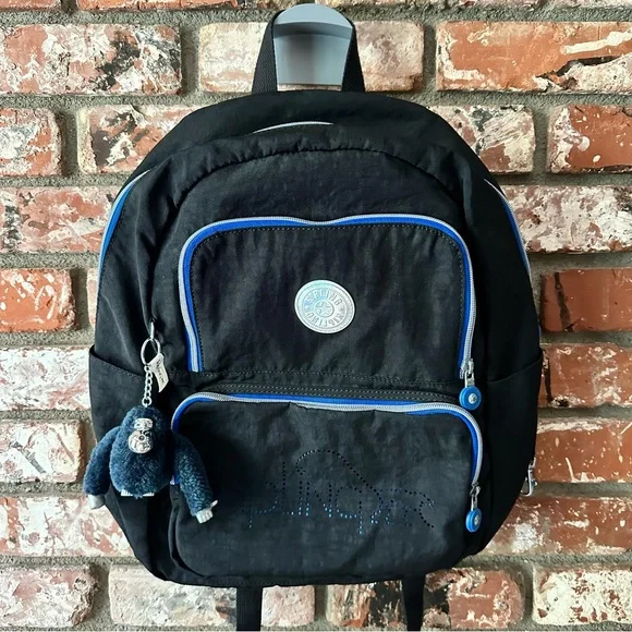 KIPLING Goddard Medium Multi Pocket Backpack
Black/Blue KIPLING Goddard Medium Multi Pocket Backpack – Pit-a-Pats.com main image 3